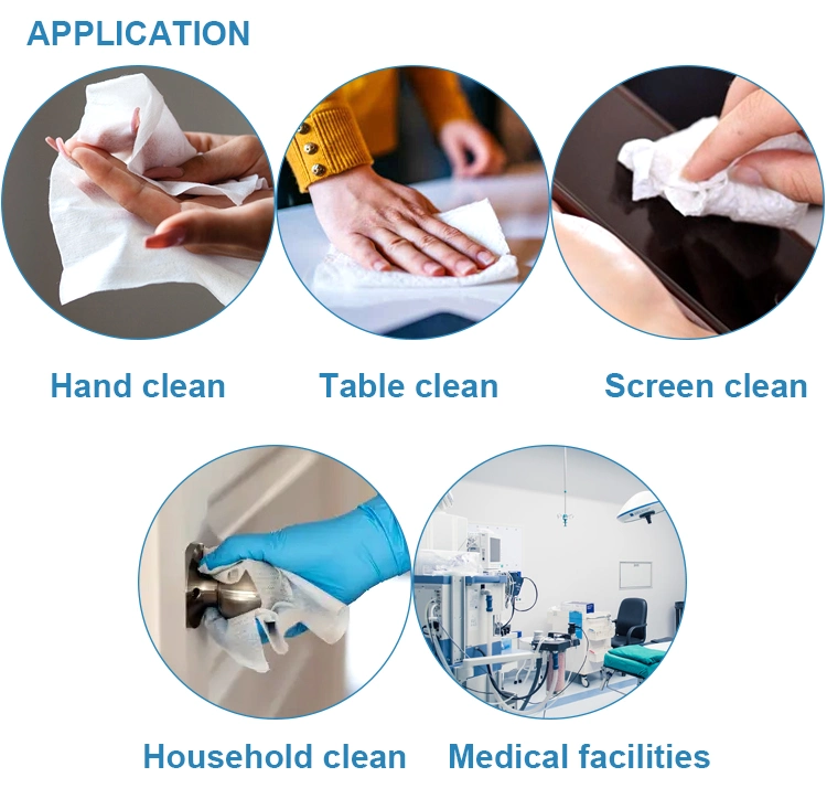 Household Daily Nonwoven Disposable Cleaning Cloth Kitchen Householding Dry Wipes