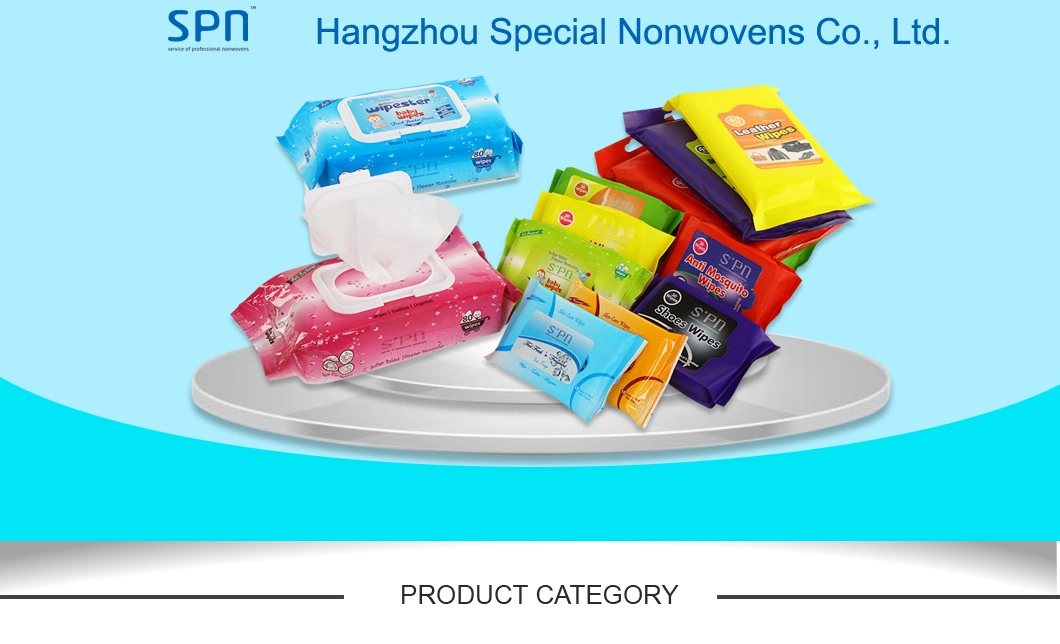 Special Nonwovens /with Aloe Vera/Cleaning Wipe/ Antibacterial Disinfection Wipe/Bamboo Biodegredable Soft Wet Wipes/Cotton Wet Wipe/OEM Eco Baby Care Wet Wipe