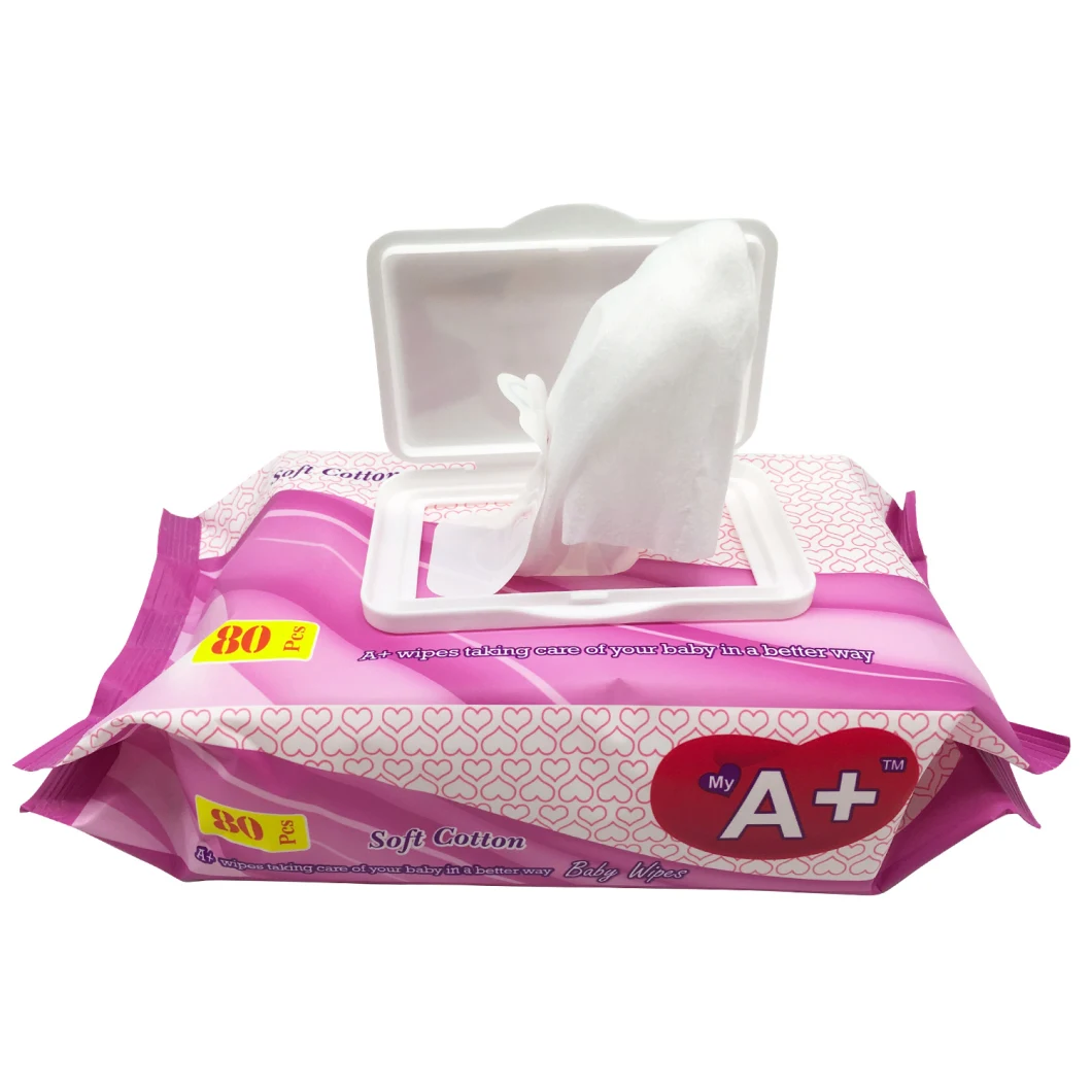 Non Woven Fabric Ultra Compact Single Use Baby Wipes